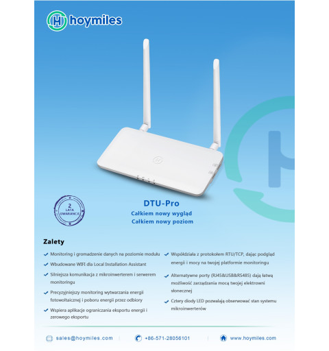 Moduł monitoringu DTU-Pro WiFi Hoymiles