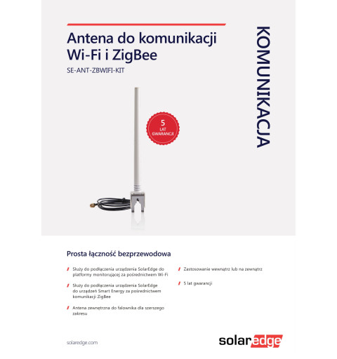 Antena do komunikacji Wifi i ZigBee Solaredge SE-ANT-ZBWIFI-KIT