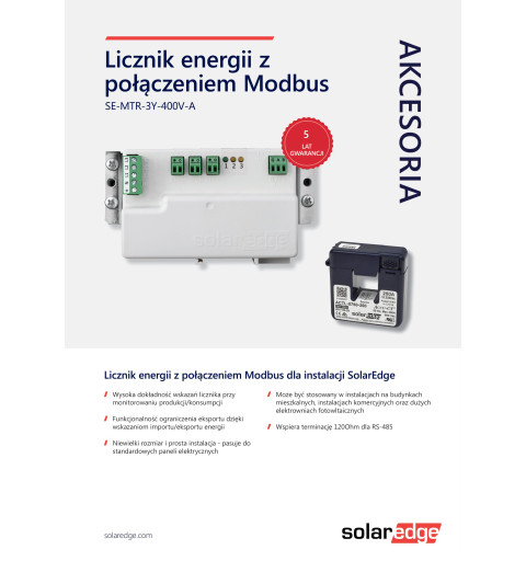 Licznik energii Solaredge SE-MTR-3Y-400V-A z modbus