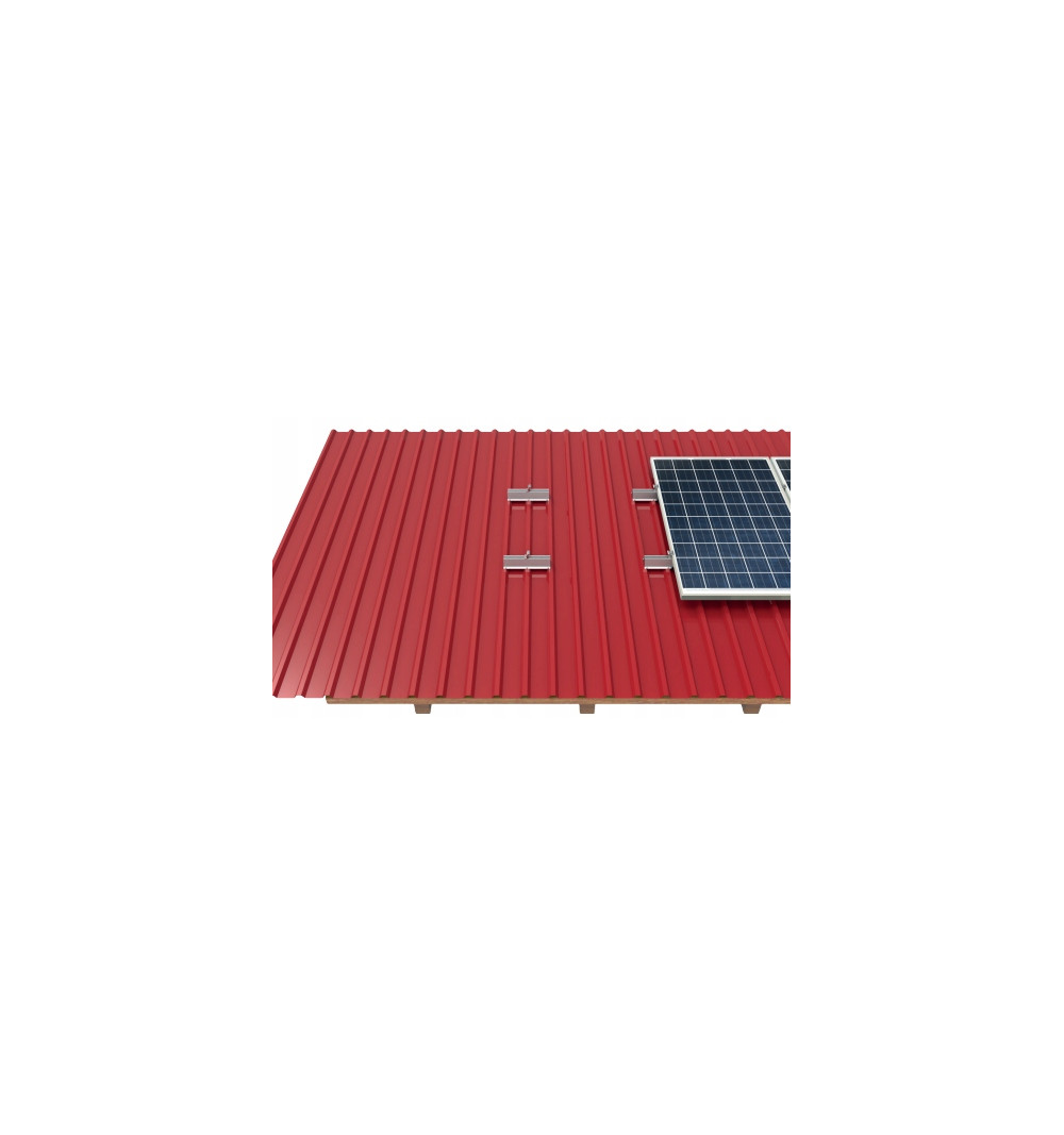 Konstrukcja fotowoltaiczna Corab, dach skośny (blacha trapezowa) 3kW