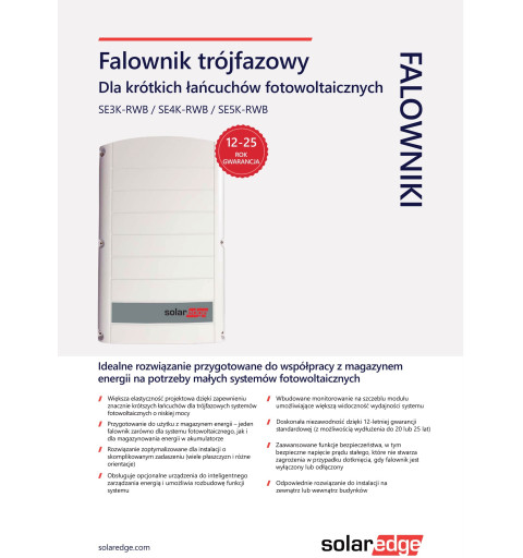 Falownik SolarEdge SE4K-RWB